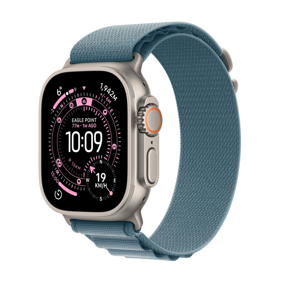 Natural Titanium / Light Blue