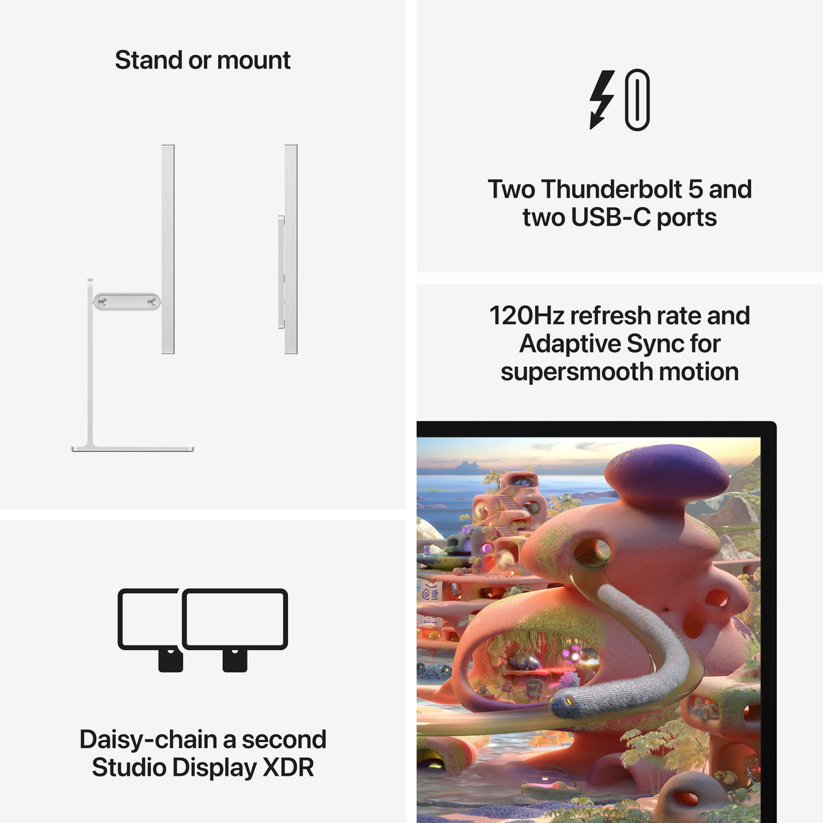 Studio Display XDR Nano Texture Glass VESA Mount Adapter Stand not included