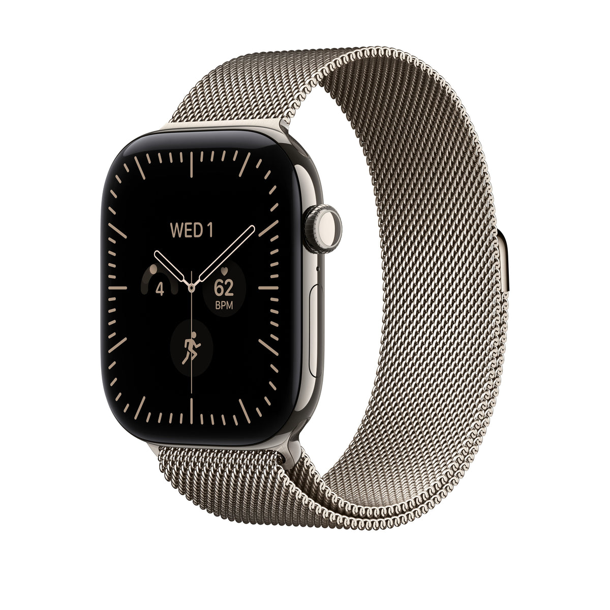 46mm Natural Milanese Loop - M/L