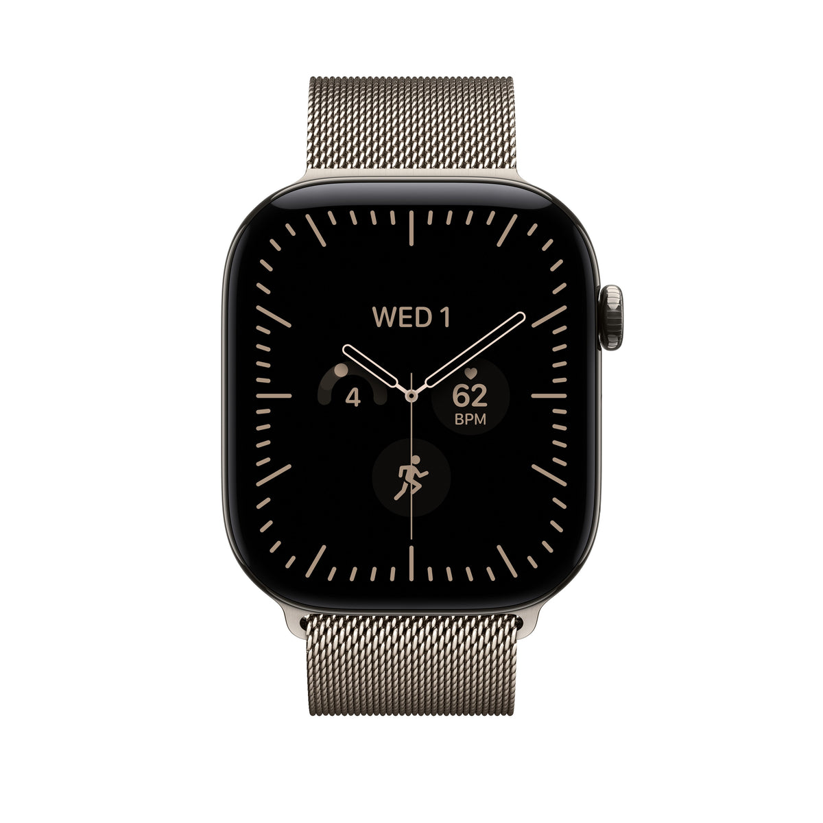 46mm Natural Milanese Loop - S/M