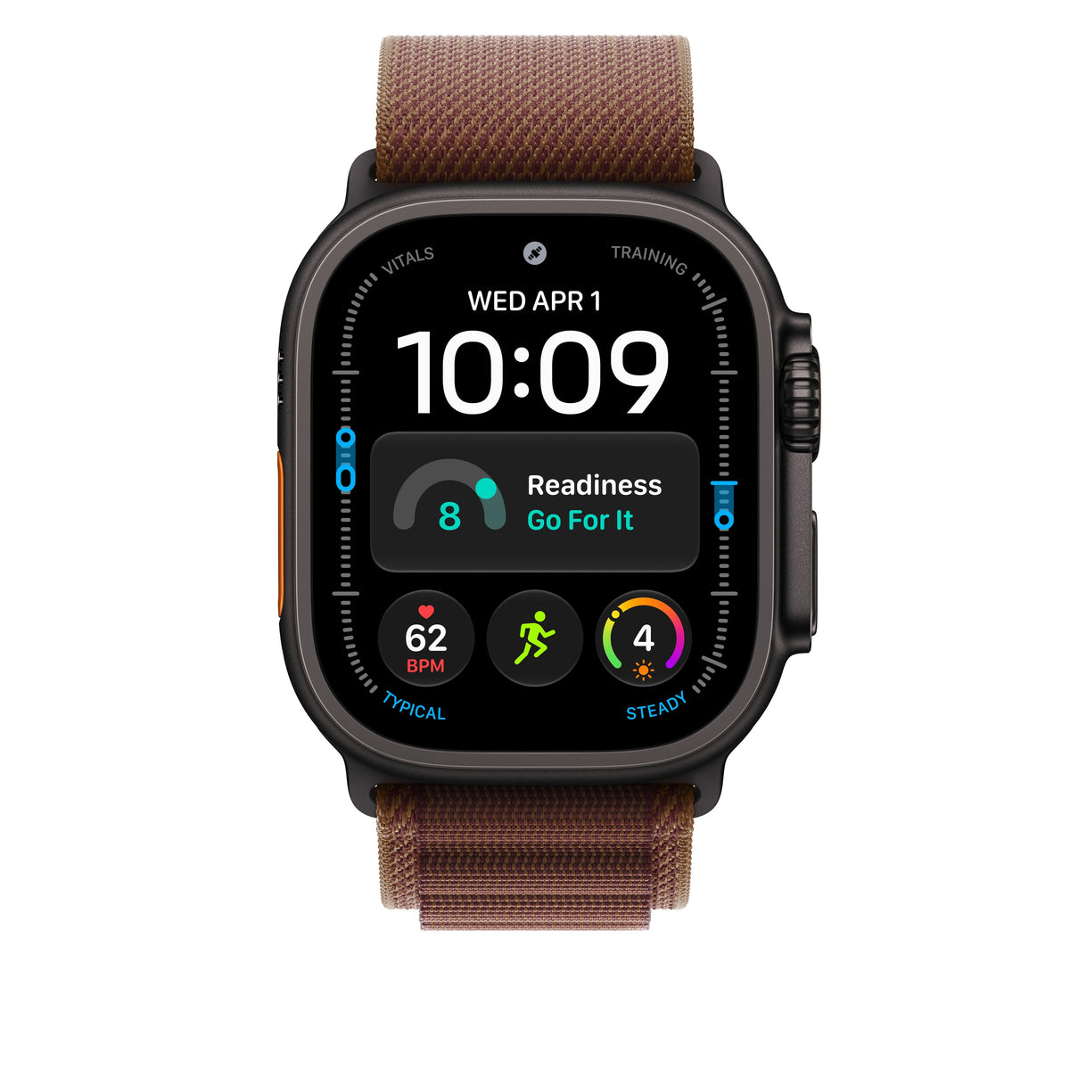 49mm Burgundy Alpine Loop - Small - Black Titanium Finish