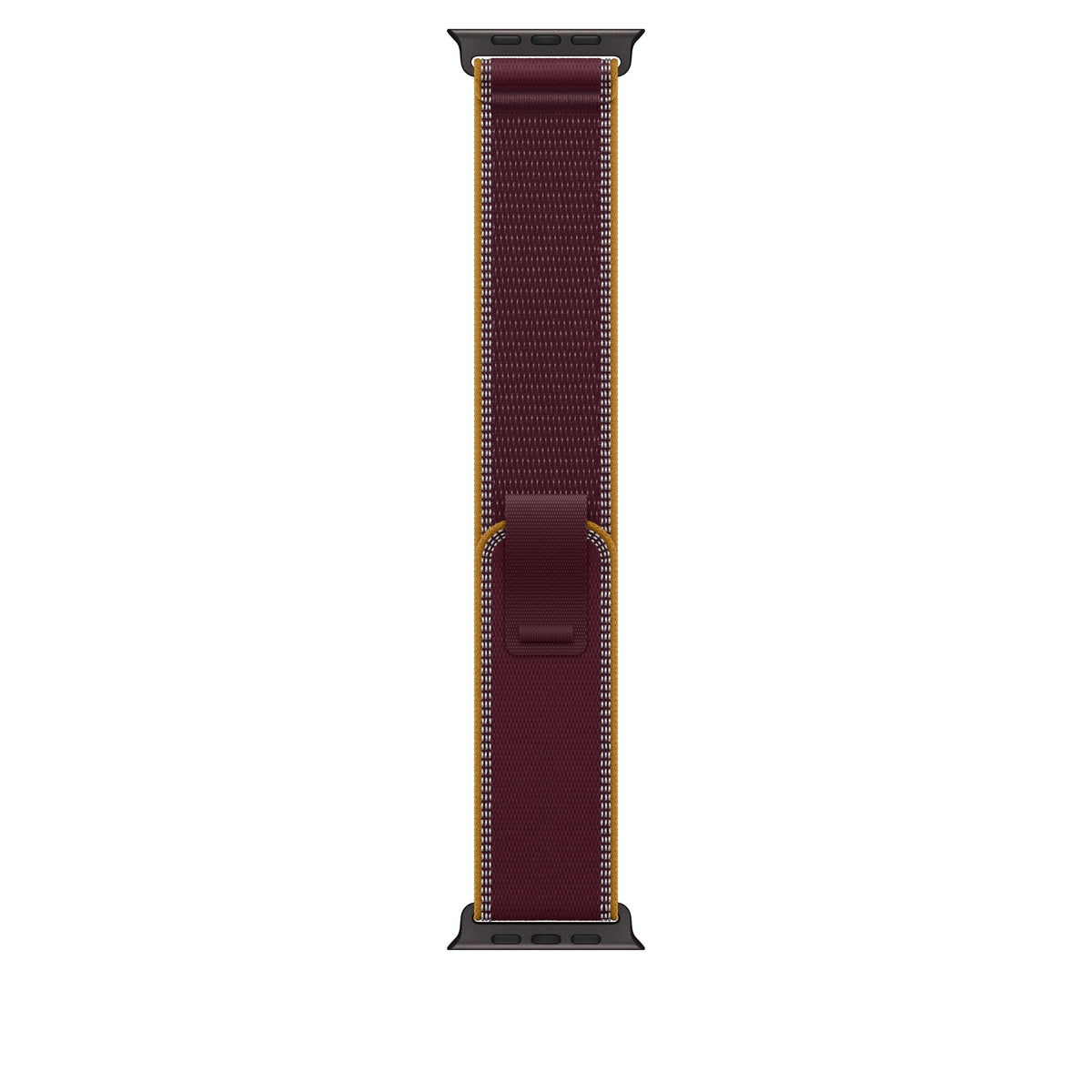 49mm Burgundy Trail Loop - S/M - Black Titanium Finish