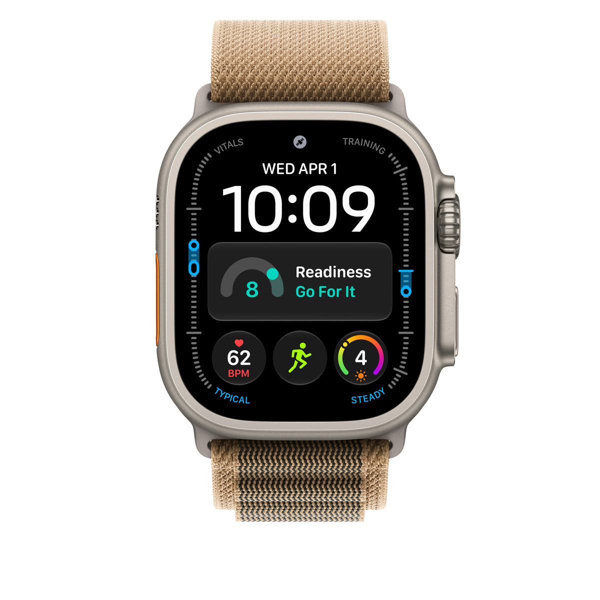 49mm Desert Alpine Loop - Small - Natural Titanium Finish