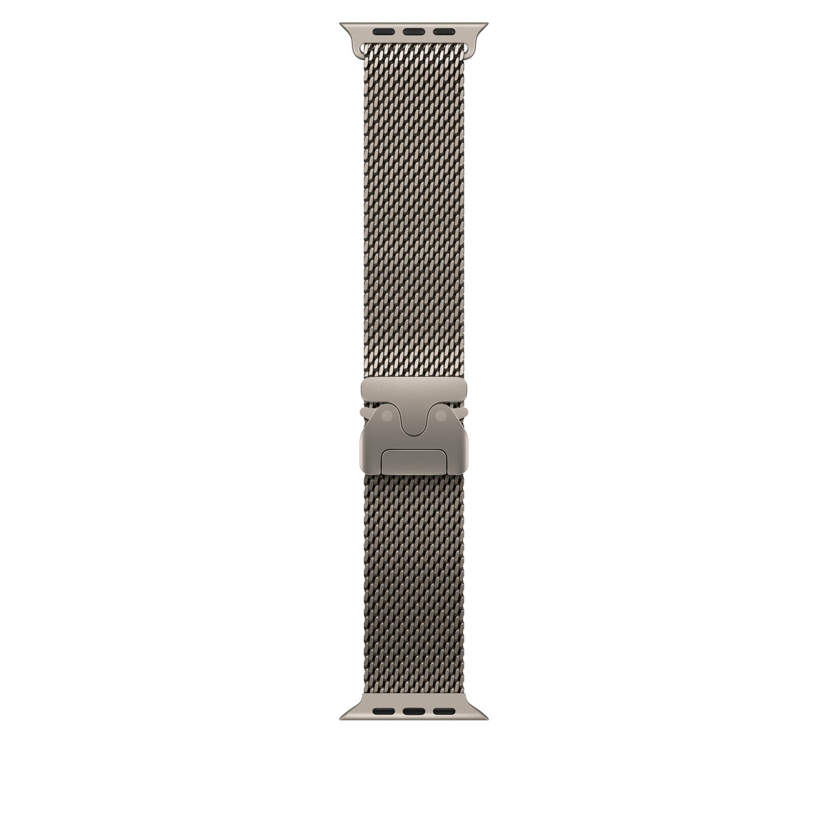 49mm Natural Titanium Milanese Loop - Medium