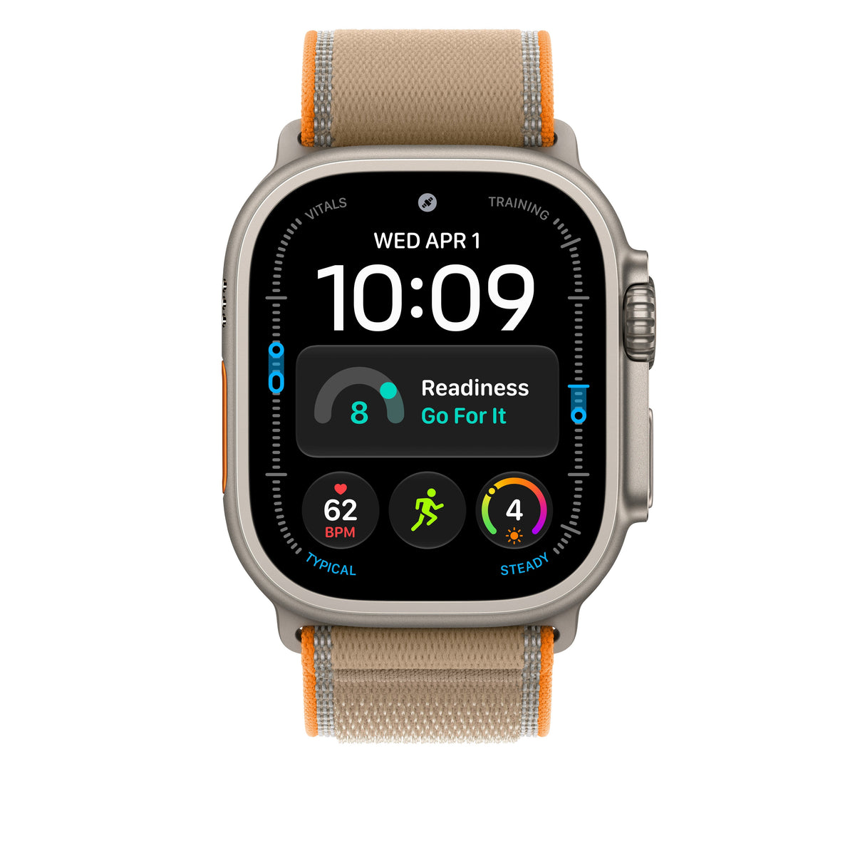 49mm Sand Trail Loop - M/L - Natural Titanium Finish