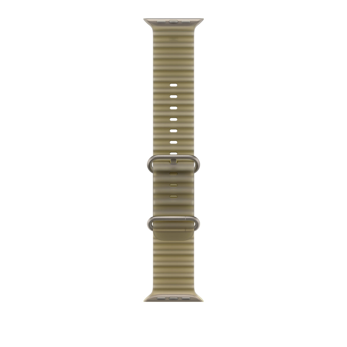 49mm Translucent Kelp Ocean Band - Natural Titanium Finish