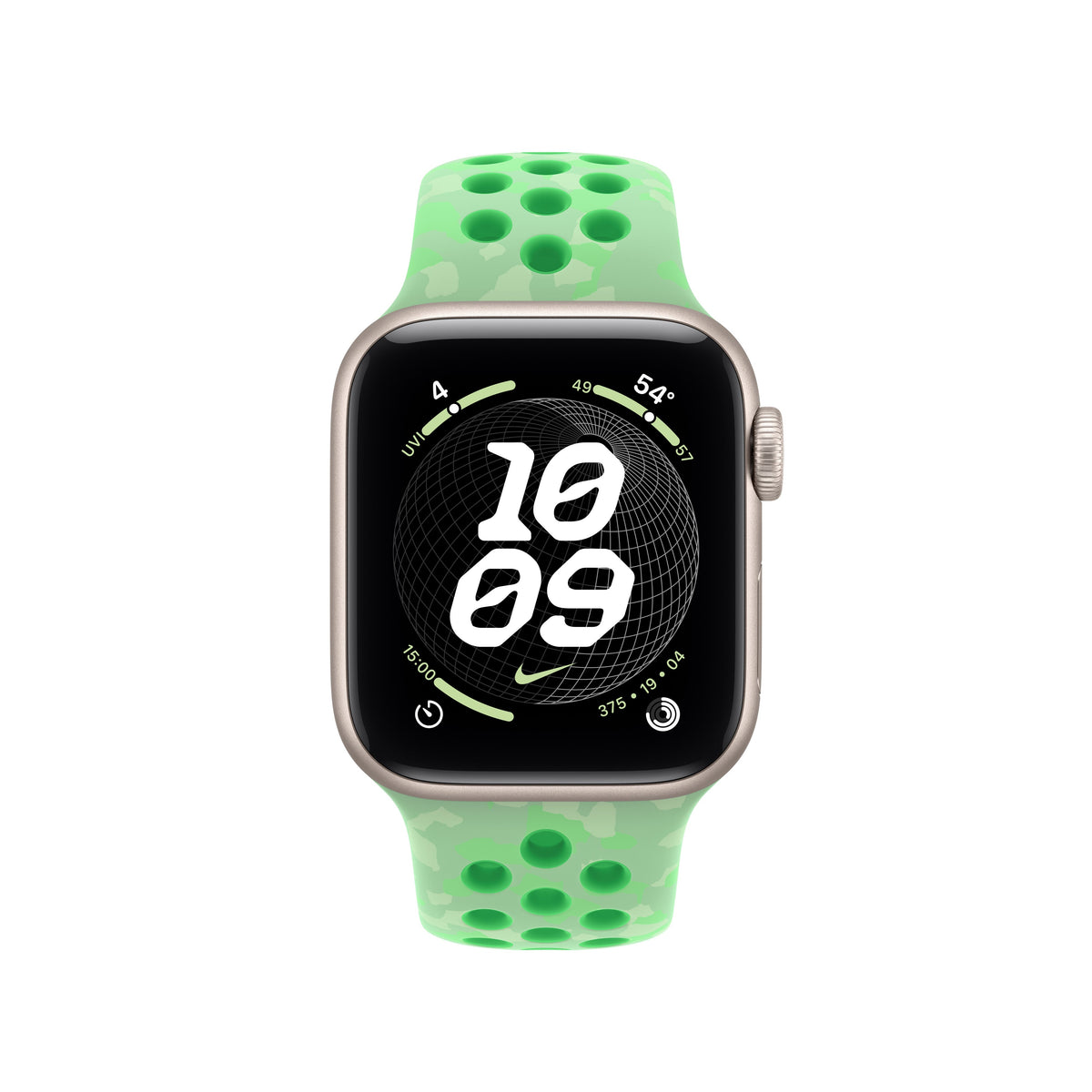 40mm Green Spark Nike Sport Band - S/M