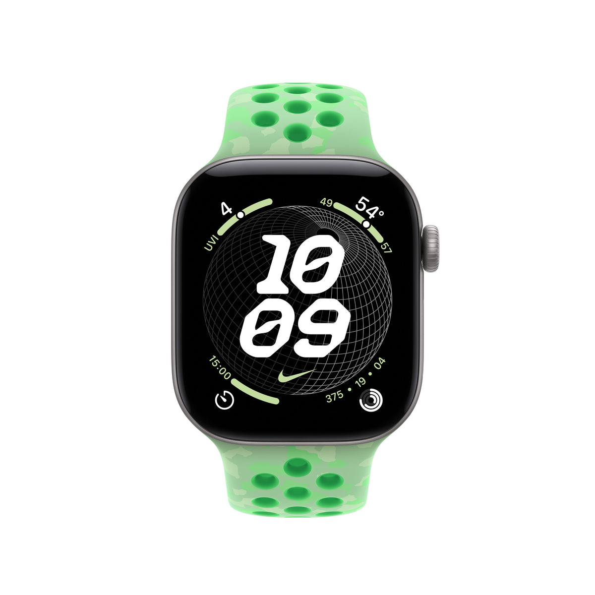 42mm Green Spark Nike Sport Band - M/L