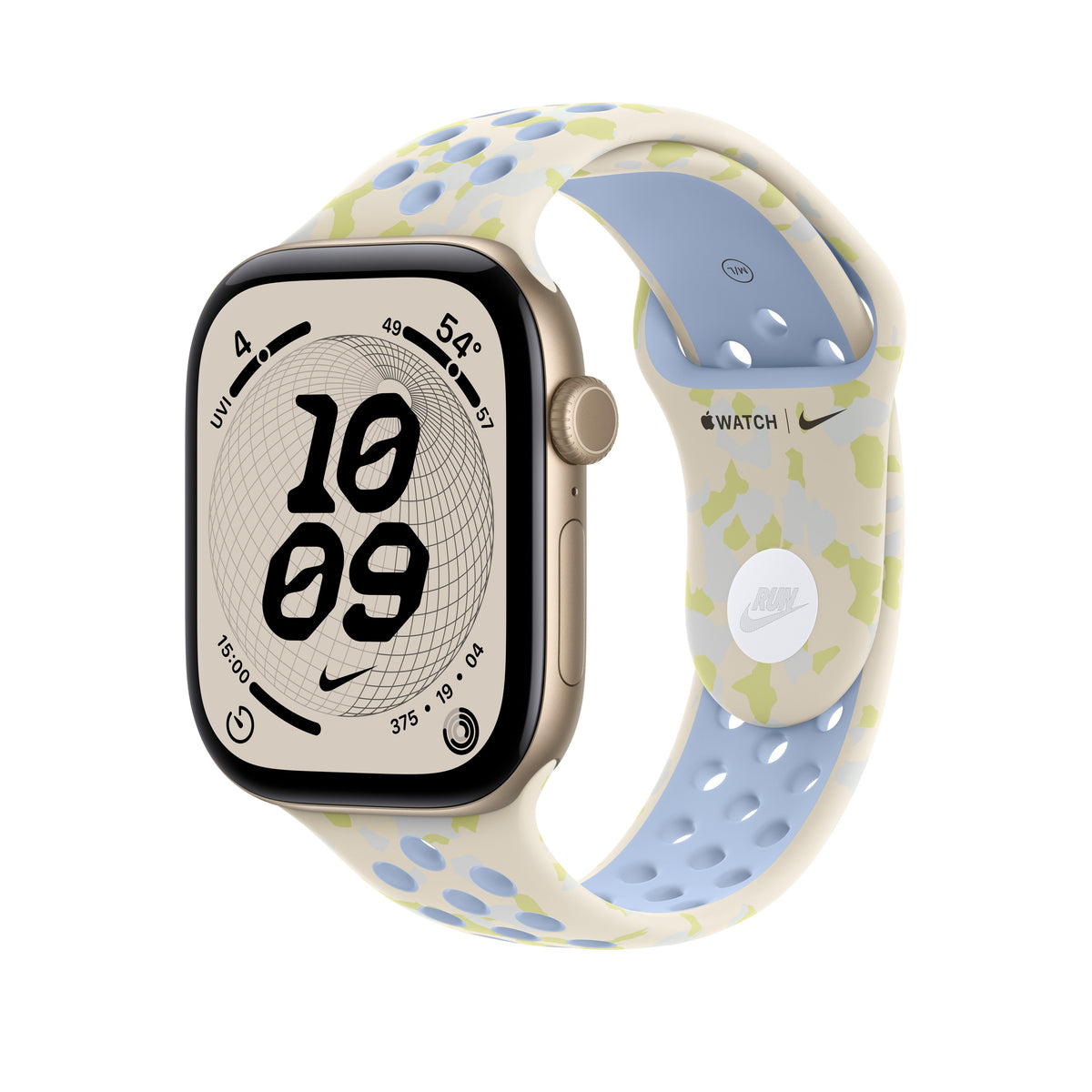 46mm Chalk Calm Nike Sport Band - S/M