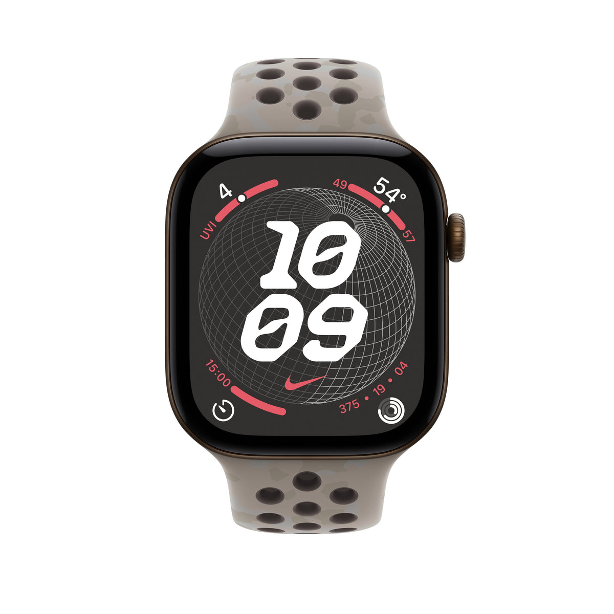 46mm Pavement Grey Nike Sport Band - M/L