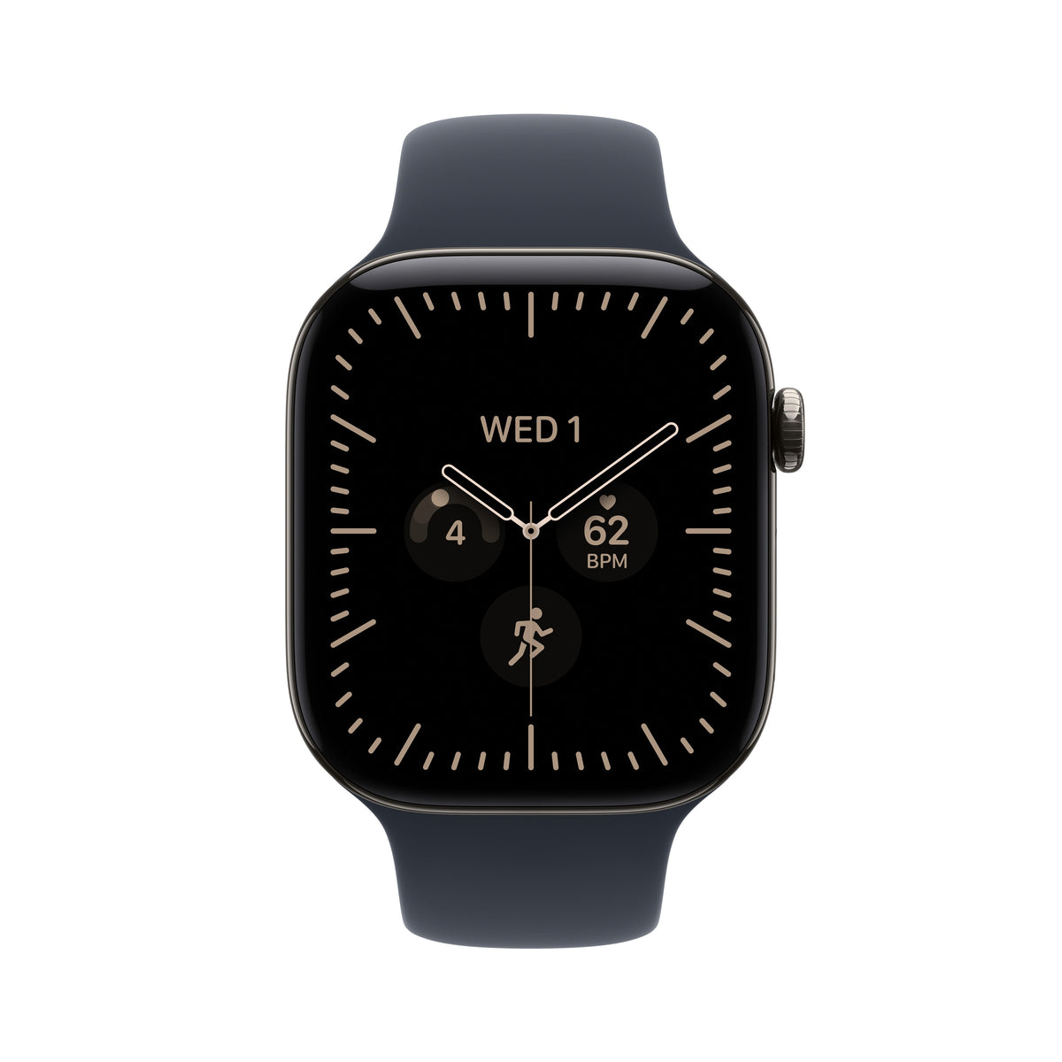 Natural Titanium / Navy Blue