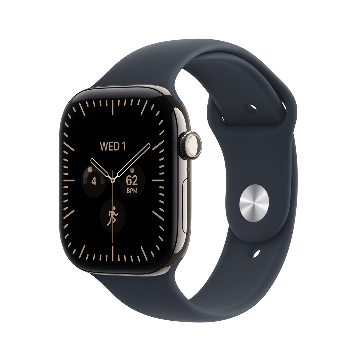 Natural Titanium / Navy Blue